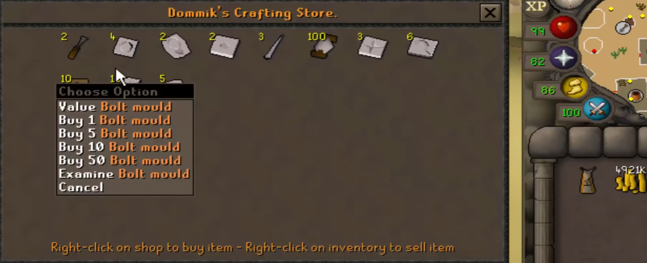 Read more about the article OSRS Ironman Crafting Guide Lvl 1-61